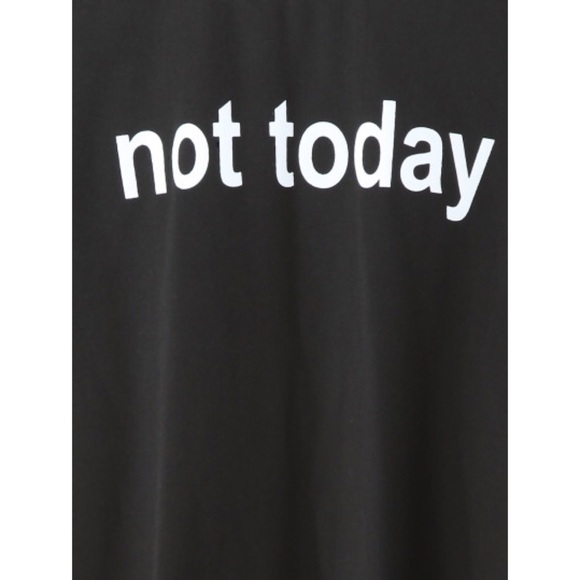 LAST ONE🚷”not today” Black Sweatshirt - Picture 2 of 4
